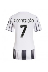 Juventus Francisco Conceicao #7 Jalkapallovaatteet Naisten Kotipaita 2025-26 Lyhythihainen